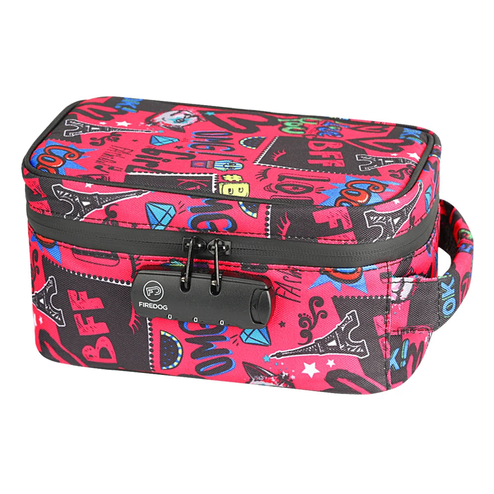 FIREDOG Odor-Proof Storage Case — Combination Lock Container Bag