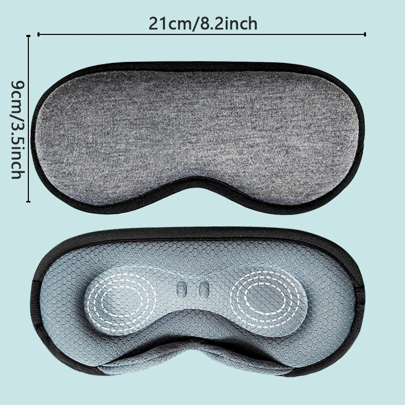 3D Electric Heated Eye Mask — Intelligent Hot Steam Eye Mask for Sleep, Eye Protection & Shading, USB Powered