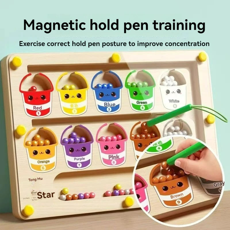 Children’s Magnetic Maze Walking Ball – Early Education Puzzle Toy for Logic, Concentration & Thinking Skills (3+ Years)