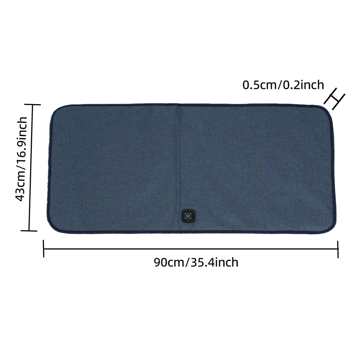 USB Heated Seat Cushion - 3-Level Adjustable Heating Pad with 10-Hour Auto Shut-Off for Home, Office and Outdoor Use