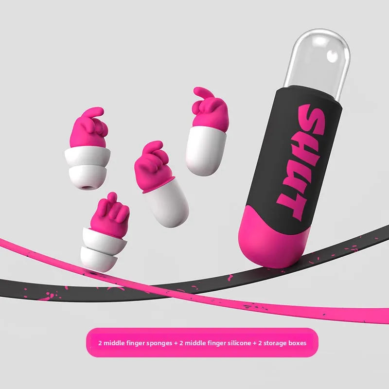Professional Noise-Canceling Earplugs - Reusable Ultra-Quiet Sound Blocking Earplugs for Sleep, Study & Dorms