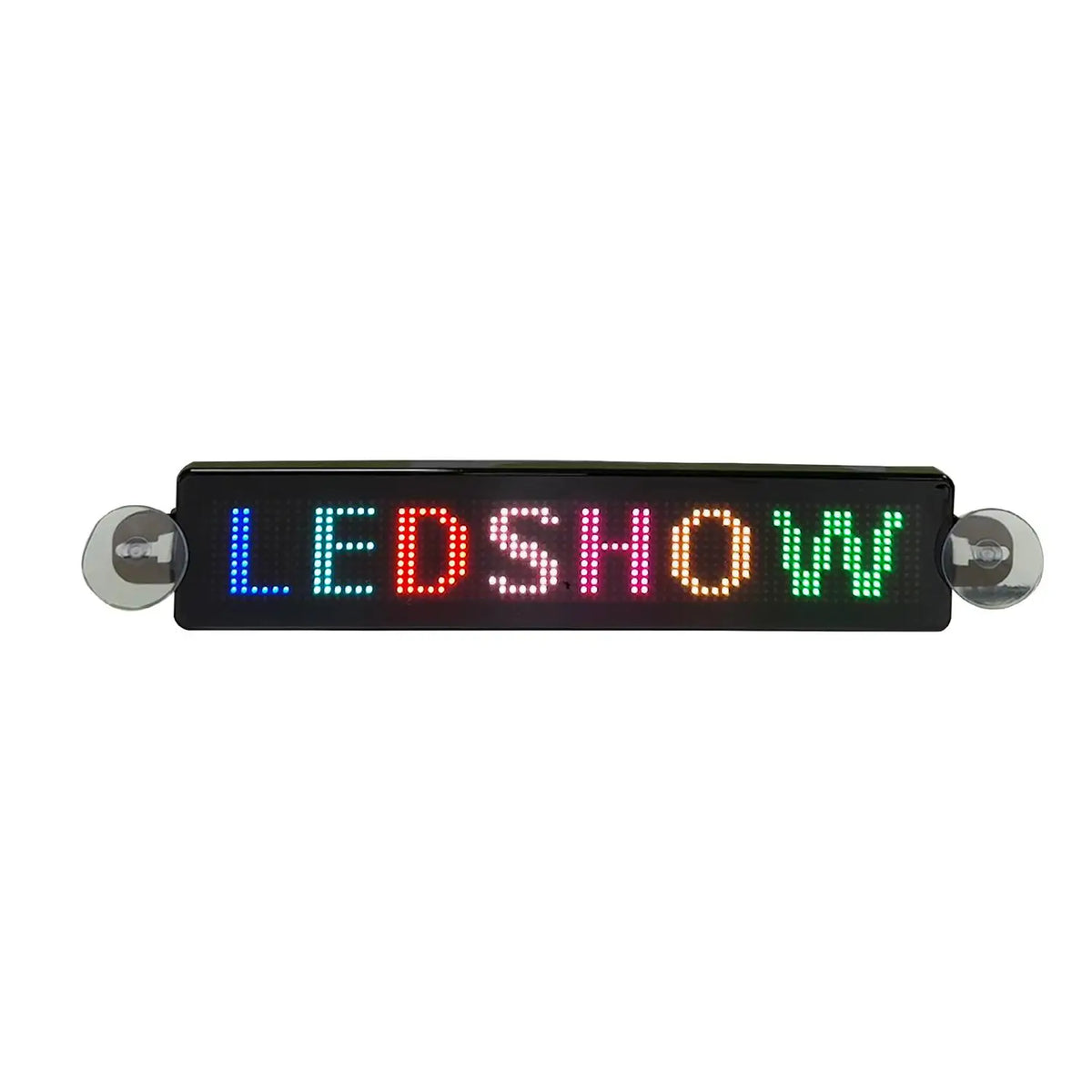 Advertising Programmable LED Message Board - DIY Scrolling Text Display for Car Rear Windows, Cafes, Bars, and Store Signs