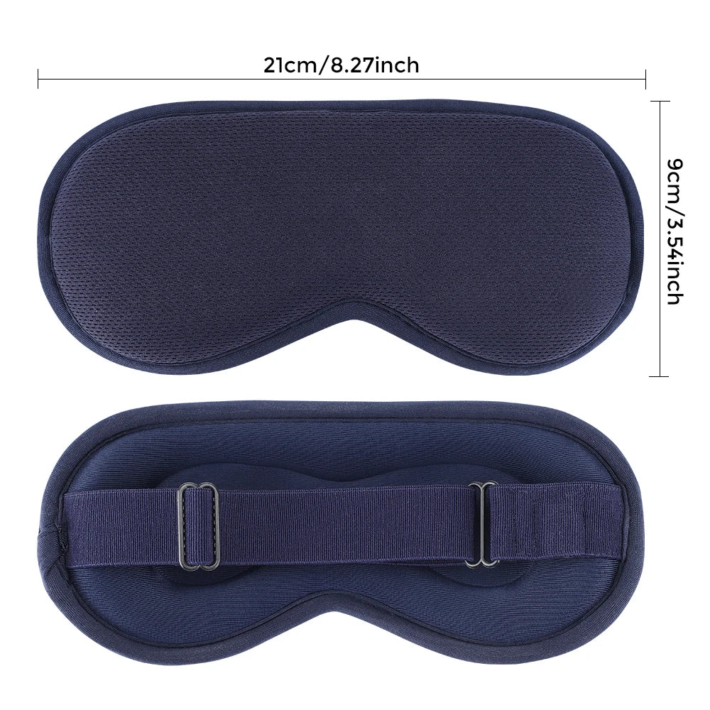 Electric Heated Eye Massager — Hot Compress & Massage Mask for Eye Strain, Dark Circles & Sleep Relief