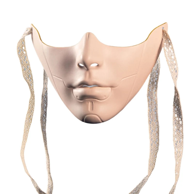 Masquerade Half Face Mask for Men & Women β Cosplay Halloween Eyemask, Costume Eye & Mouth Cover