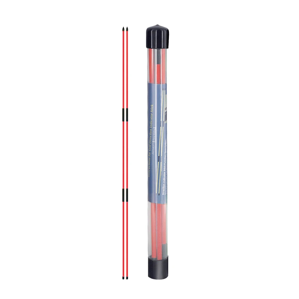 Golf Swing Training Alignment Sticks – 2 Sets 48” Collapsible Practice Rods in 5 Colors