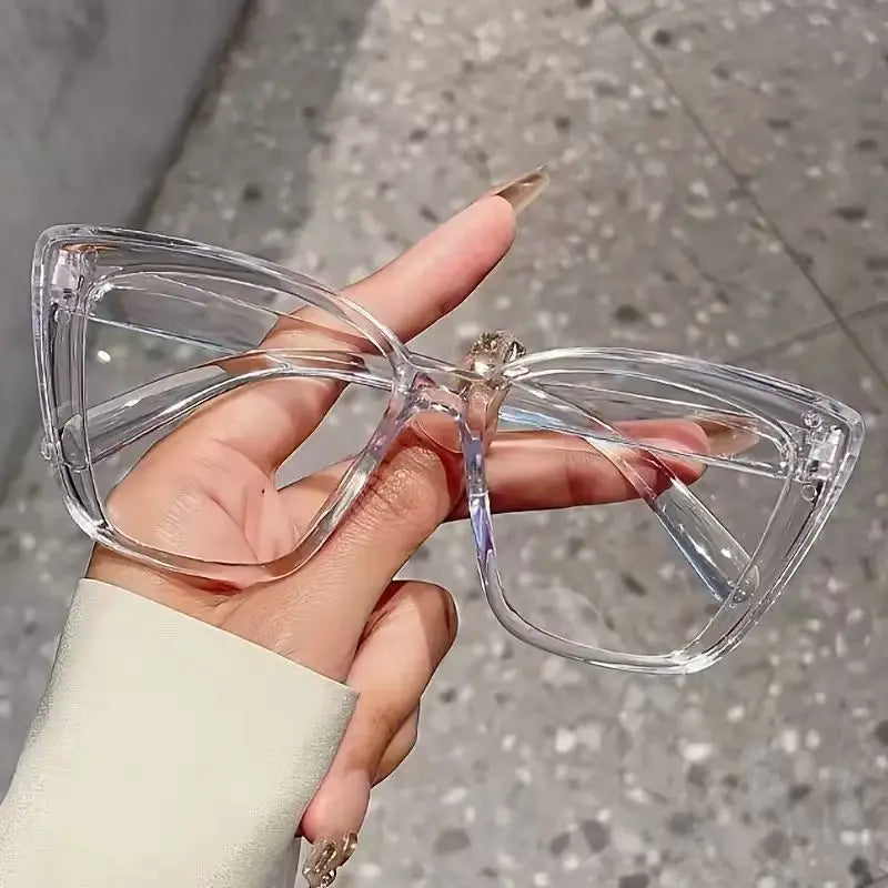 Fashion Cat Eye Glasses with Transparent Lenses β Retro Classic Style Casual Eyewear, Lightweight Fashion Reading Glasses