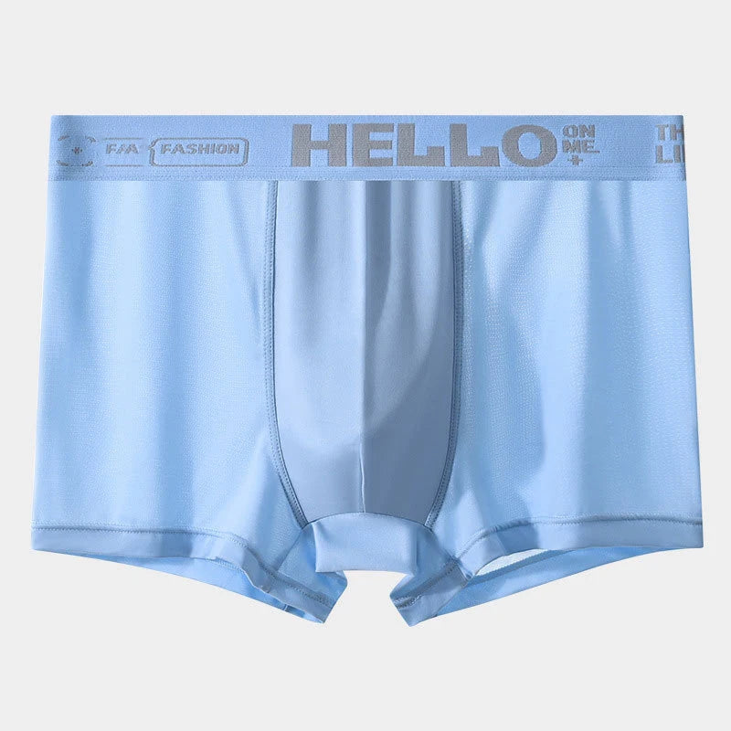 Men's Ice Silk Graphene Boxer Briefs – Breathable, Ultra-Thin, Comfortable Trunks Underwear