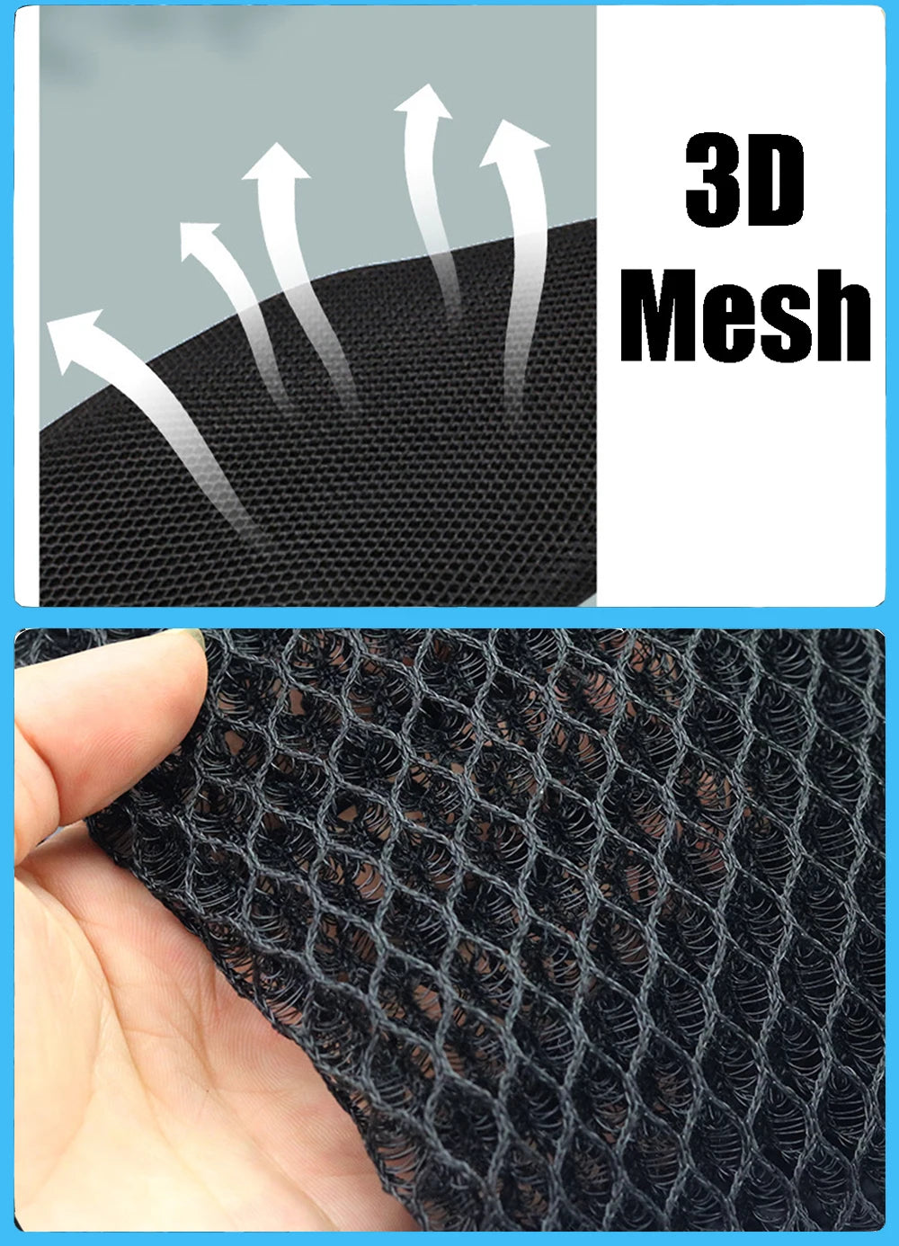 Honda CB500X Mesh Seat Cushion Cover – Breathable Heat Insulation Anti-Slip Seat Protector Accessories (All Years CB500X/CB500)