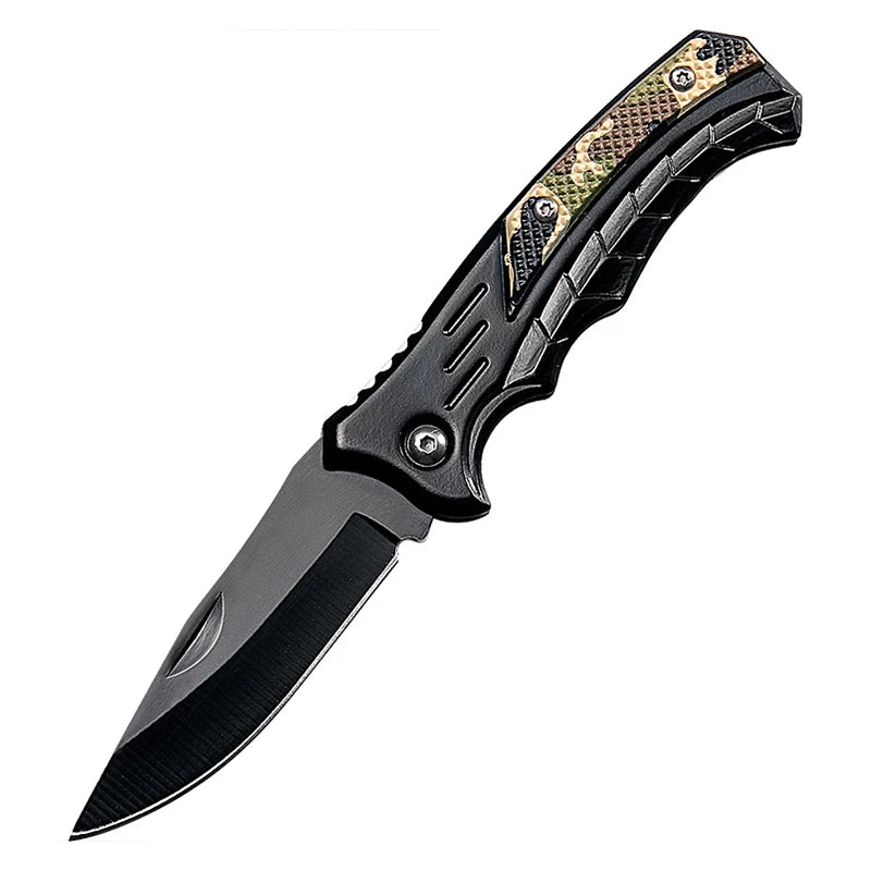 Stainless Steel Folding Fillet Knife with PP Handle – Portable Fishing & Camping Meat Cutter 2/2