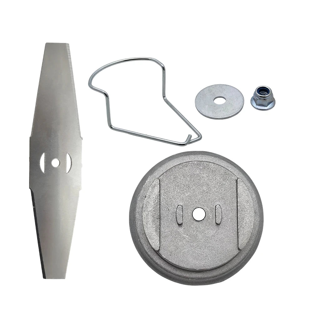 Metal Grass Trimmer Blade Base - Electric Lawn Mower Brush Cutter Accessory for Garden Maintenance
