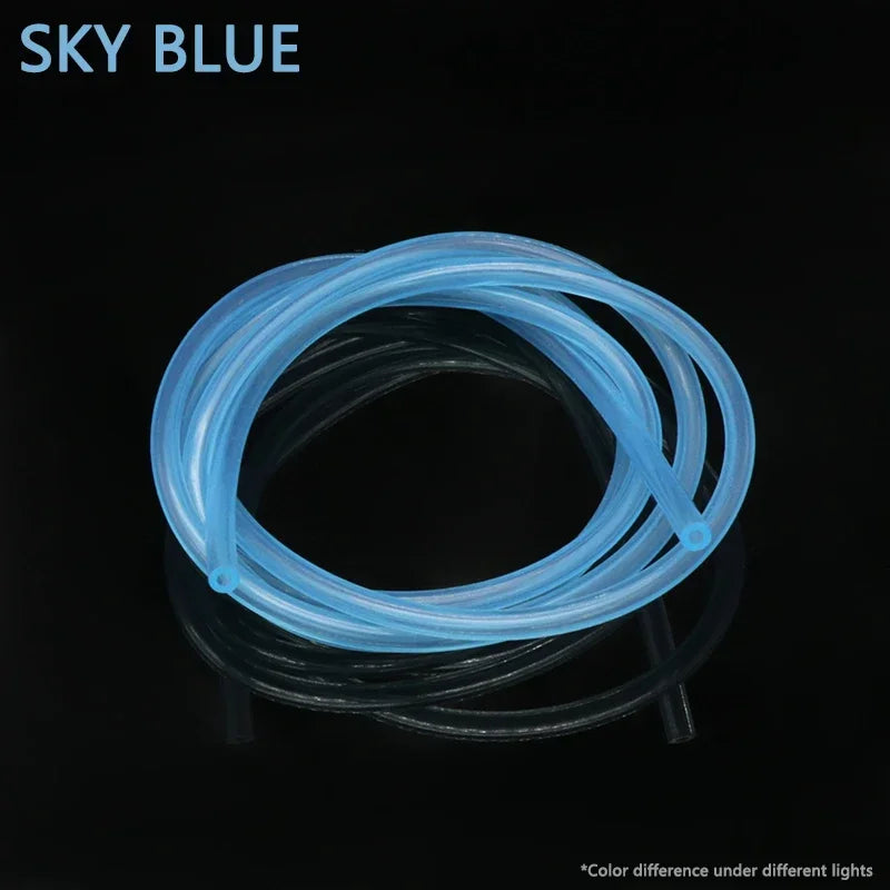 Food Grade Silicone Tube Hose - 1 Meter Flexible Rubber Pipe Water Drink Connector in 1mm to 10mm Inner Diameter Sizes