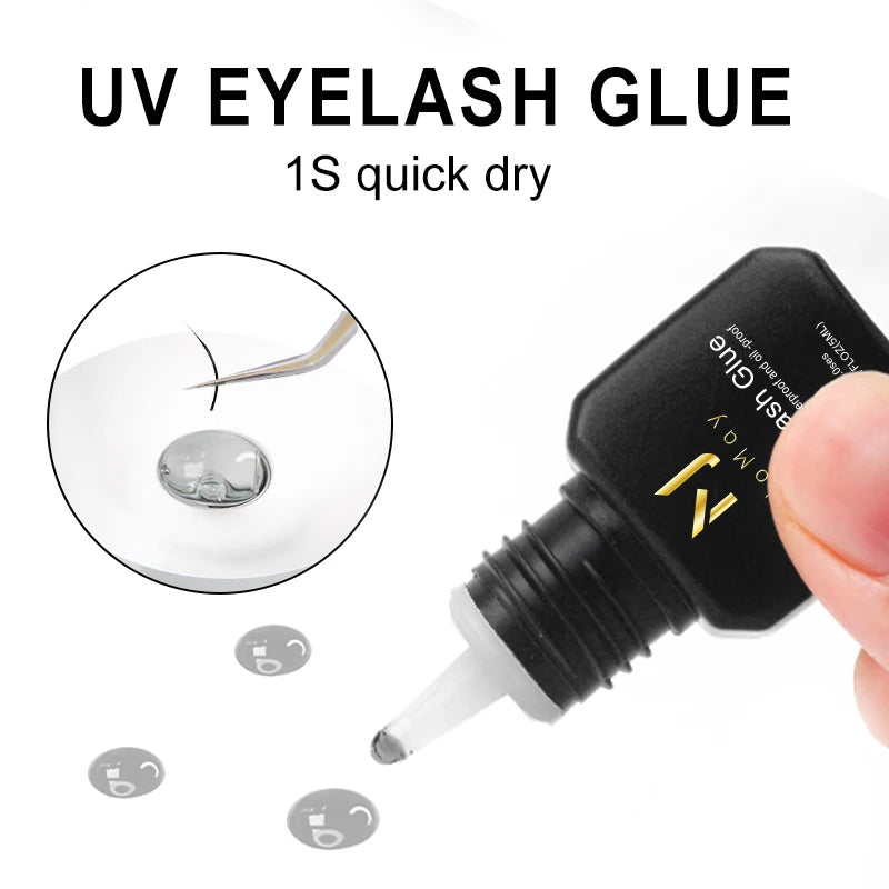 JOMAY UV Eyelash Glue 4 Colors β Fast-Dry, Strong, Long-Lasting & Waterproof Adhesive