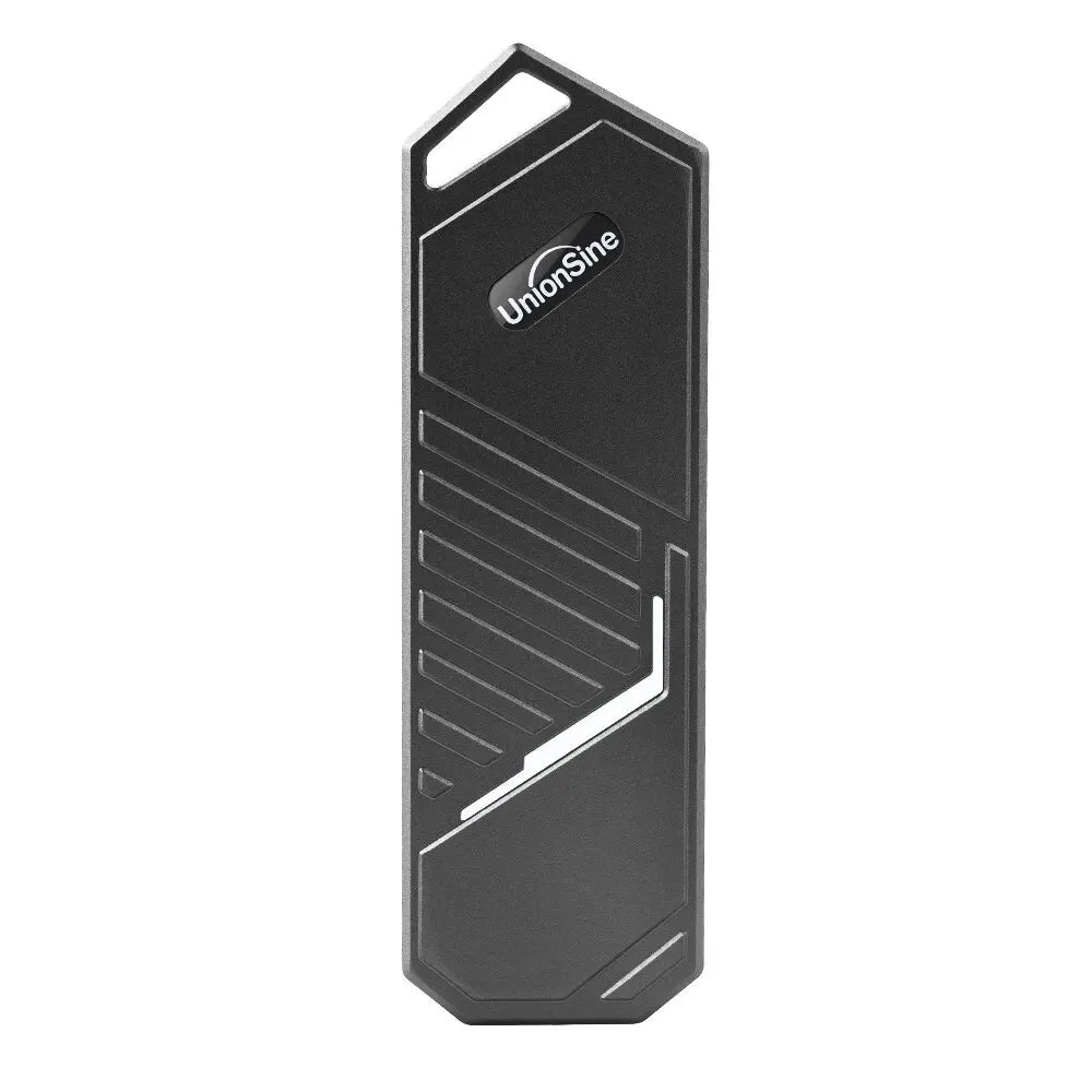 UnionSine M.2 SSD Enclosure – 10Gbps NVMe PCIe SSD Case with UASP Support for M Key Solid State Drives