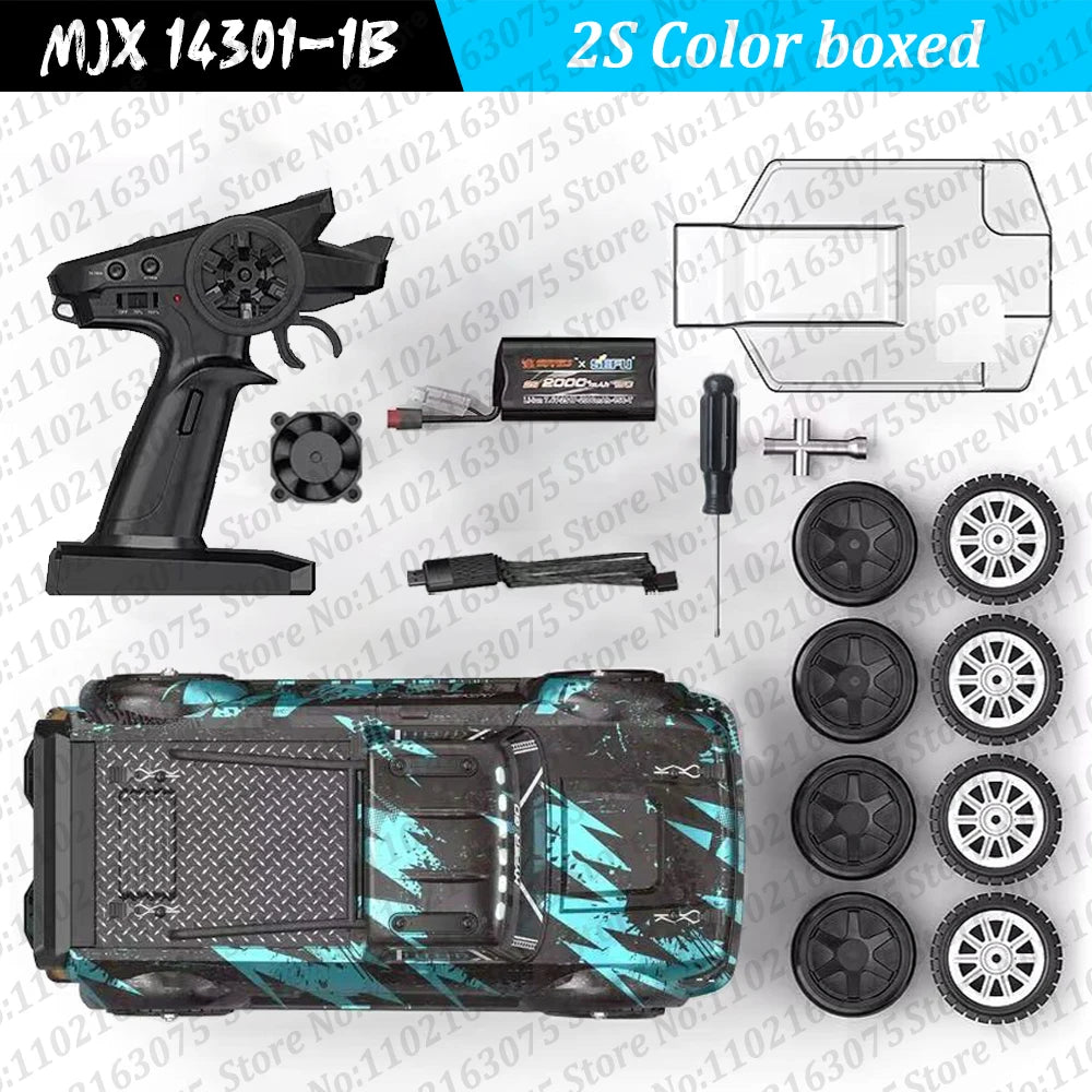 MJX Hyper Go 14301/14302/14303 Brushless RC Car β 1/14 4WD High-Speed Off-Road Drift Remote Control Vehicle for Boys