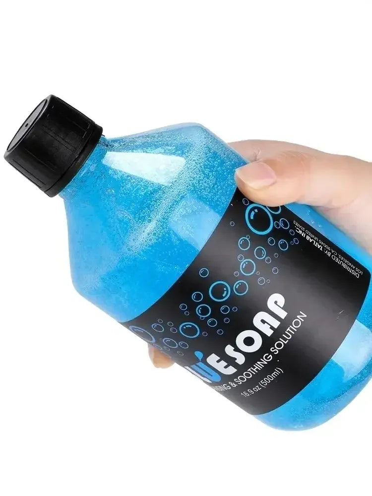 500/40ML Concentrated Tattoo Soap β Green & Blue Mild Cleaning and Soothing Aftercare Solution for Tattoo Salon