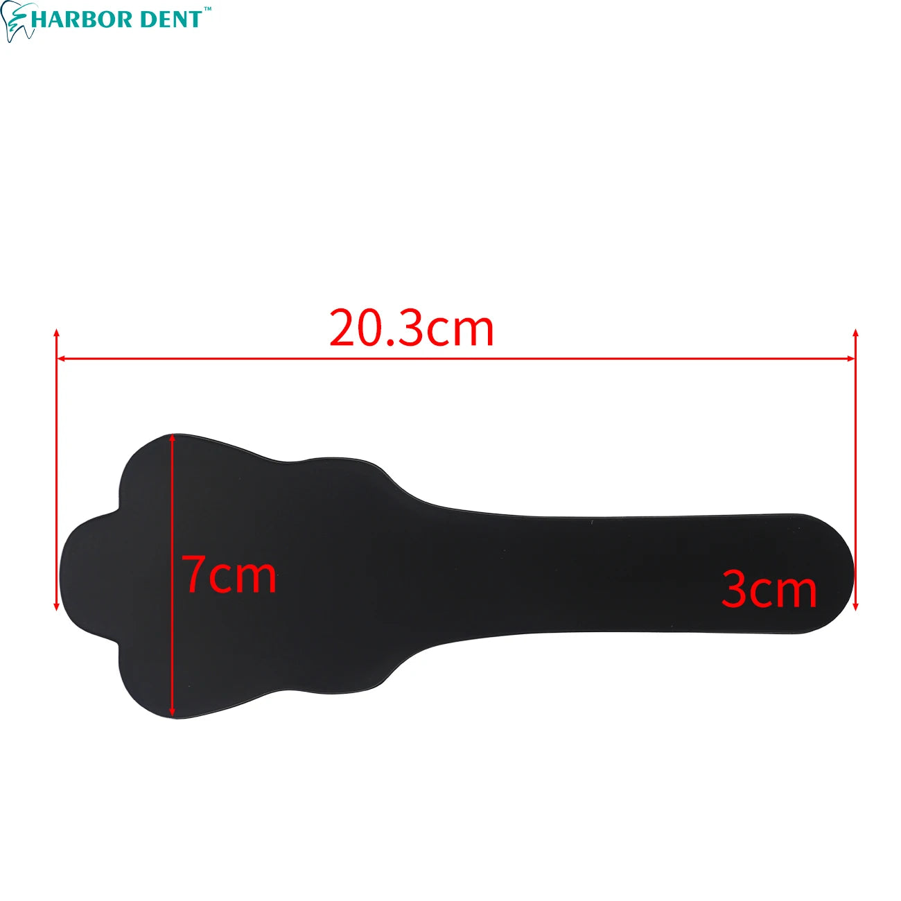 Autoclavable Dental Photo Contrast Plate – Black Background Oral Cheek & Palate Photography Tool for Dental Imaging