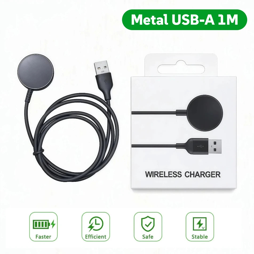 Samsung Galaxy Watch Magnetic Wireless Charger - USB-C Fast Charging Stand for Galaxy Watch 8, 7, 6 Classic, 5 Pro, 4, 3, 2 and Active
