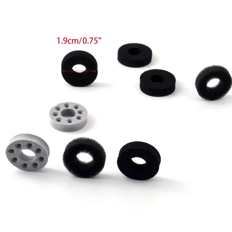 4 Pair/Set Precision Ring Sponge Sleeves - Shock Absorber Positioning for PS4, PS5, Xbox One, Switch Controllers