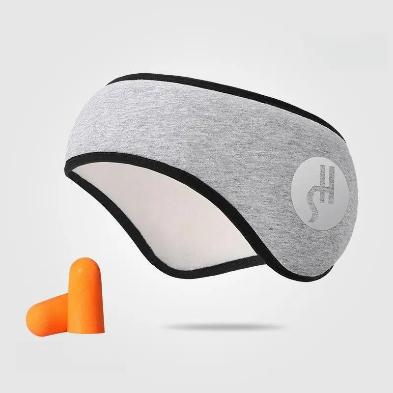 2-in-1 Noise-Reducing Earplugs & Adjustable Sleep Eye Mask – Travel, Nap & Sound Insulation Earmuffs