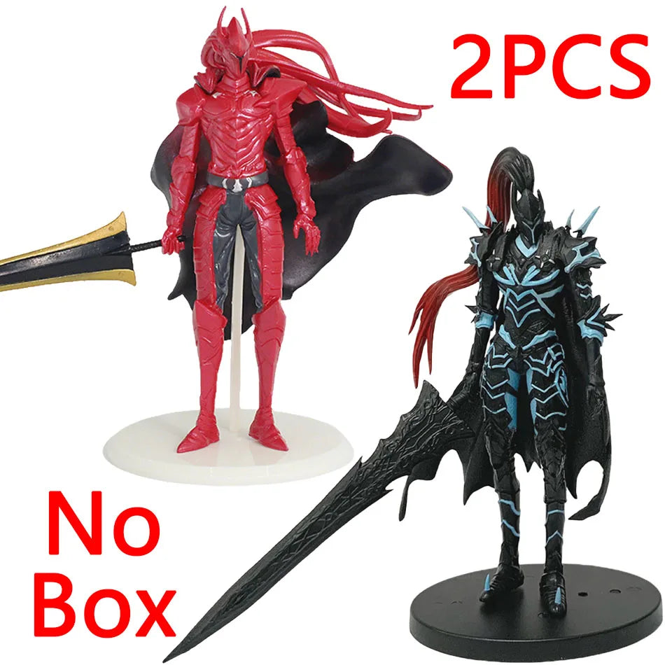 20-21cm Solo Figures β Bloodred Knight & Yggdrasil Action Figure Statue, Lgris Sung Jinwoo Model Toy