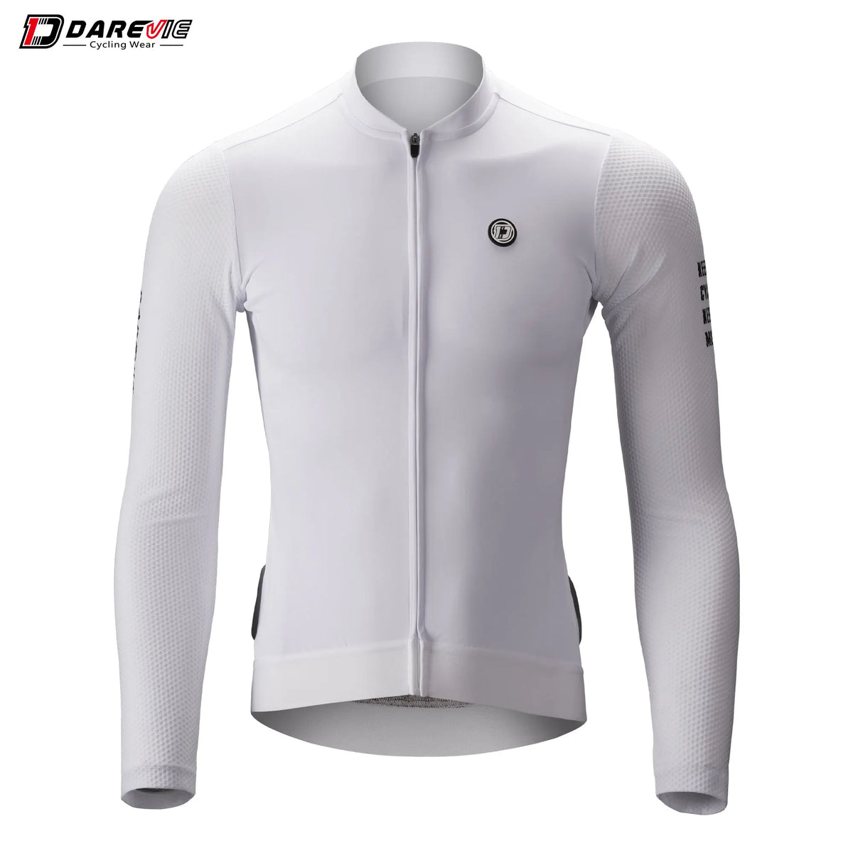 DAREVIE Cycling Jersey - Long Sleeve Aero 3D Mesh Breathable Cycling Shirt for Men and Women