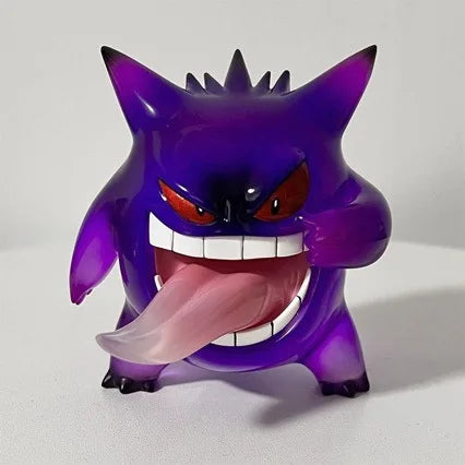 Pokemon Gengar Action Figure - Sticking Tongue Out Anime Collectible Statue, Different Colors, Kawaii Model Kids Toy & Gift