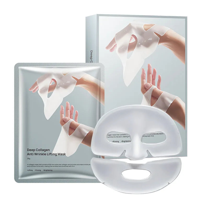 5-Pack Deep Collagen Anti-Wrinkle Face Mask – Overnight Lifting, Firming & Moisturizing