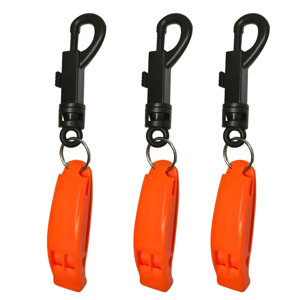 Safety Whistle with Clip β Outdoor Emergency Signal for Boating, Hiking, Camping, & Scuba Diving