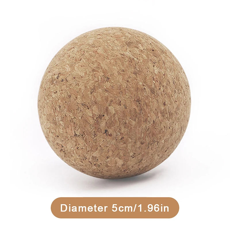 Cork Massage Ball β Back & Foot Myofascial Therapy for Muscle Relaxation, Tension Release & Trigger Point Massage