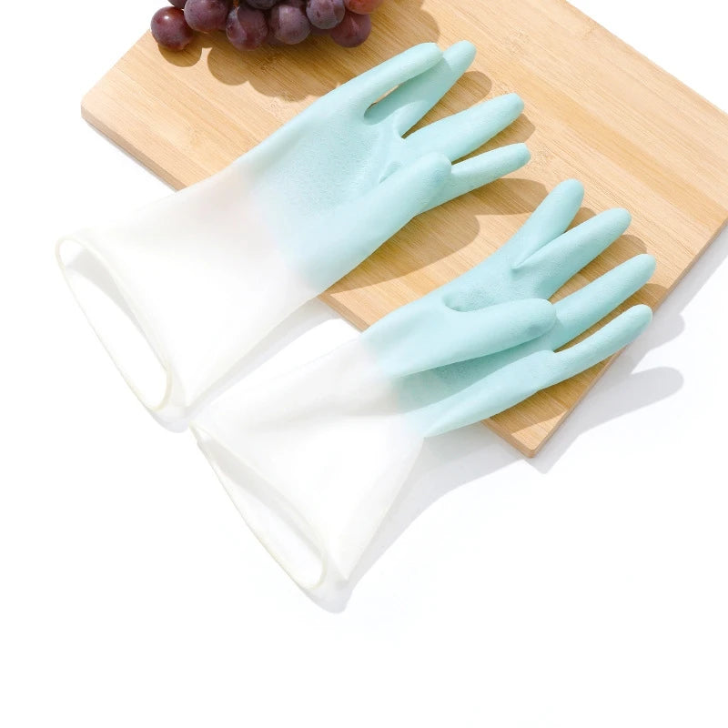 Waterproof Household Dishwashing Rubber Gloves β Thin Latex Cleaning Gloves for Washing Dishes & Clothes for Women
