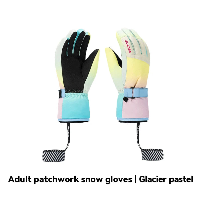 2-in-1 Extra Thick Ski Gloves – Waterproof, Windproof Winter Mittens for Men & Women