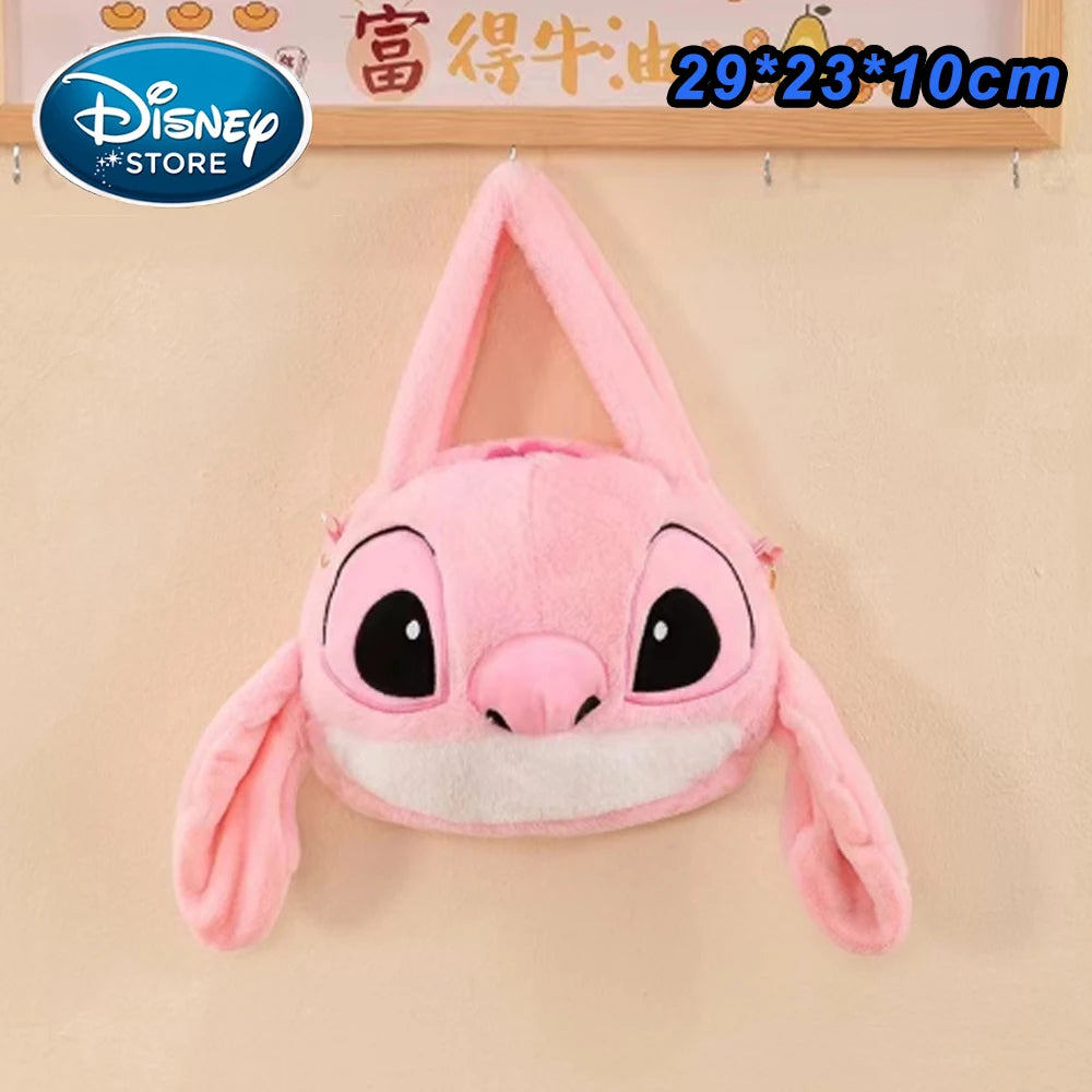 Disney Blue Stitch Plush Backpack β Large-Capacity Cartoon Bag for Kids & Kindergarten Gift