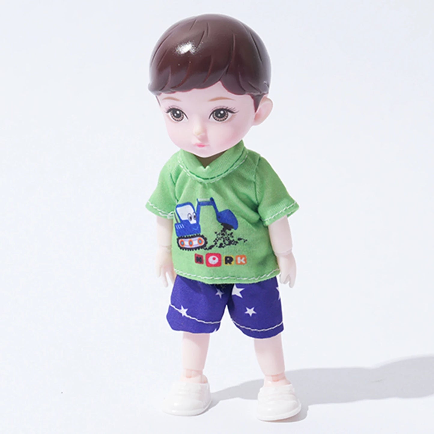 One Piece 6-Inch Baby Dolls – Boy Model with 13 Movable Joints & Painted Eyes, Birthday Gift Toy for Children Girls