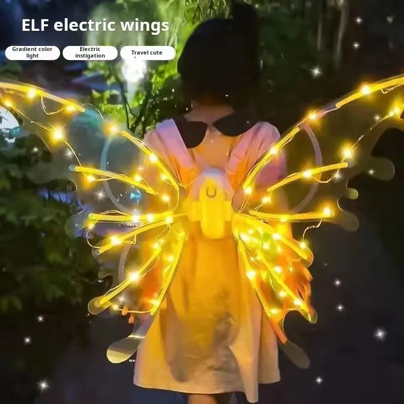 Electric Butterfly Wings Toy – Music & Light Glowing Fairy Wings for Kids Boys & Girls Gift