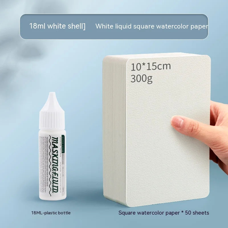 Art Masking Fluid β 18/30/75ml Stay White Cover Liquid for Watercolor Painting, School & Office Art Supplies