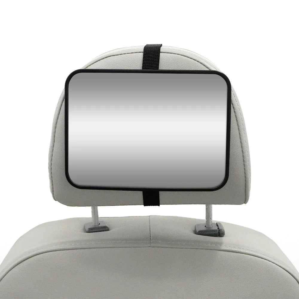 Shatterproof Baby Car Mirror - Crash Tested Rear Facing Infant Safety Mirror with Wide Clear View