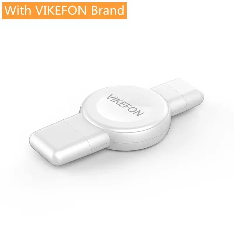 Magnetic Wireless Watch Charger USB-C — Fast Charging for Apple Watch 9/8/7/6/5/4/SE & Samsung Galaxy Watch 7/6/5/4 Active 1/2
