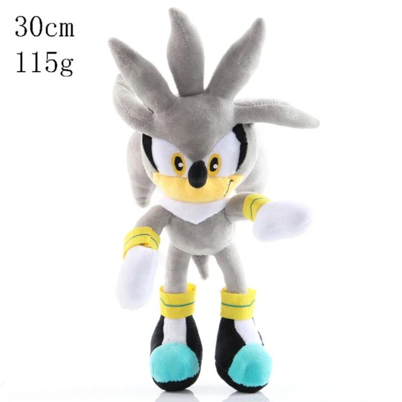 Super Sonic Hedgehog Plush Dolls — Shadow, Amy Rose, Knuckles, Tails Anime Stuffed Toy Gift for Kids