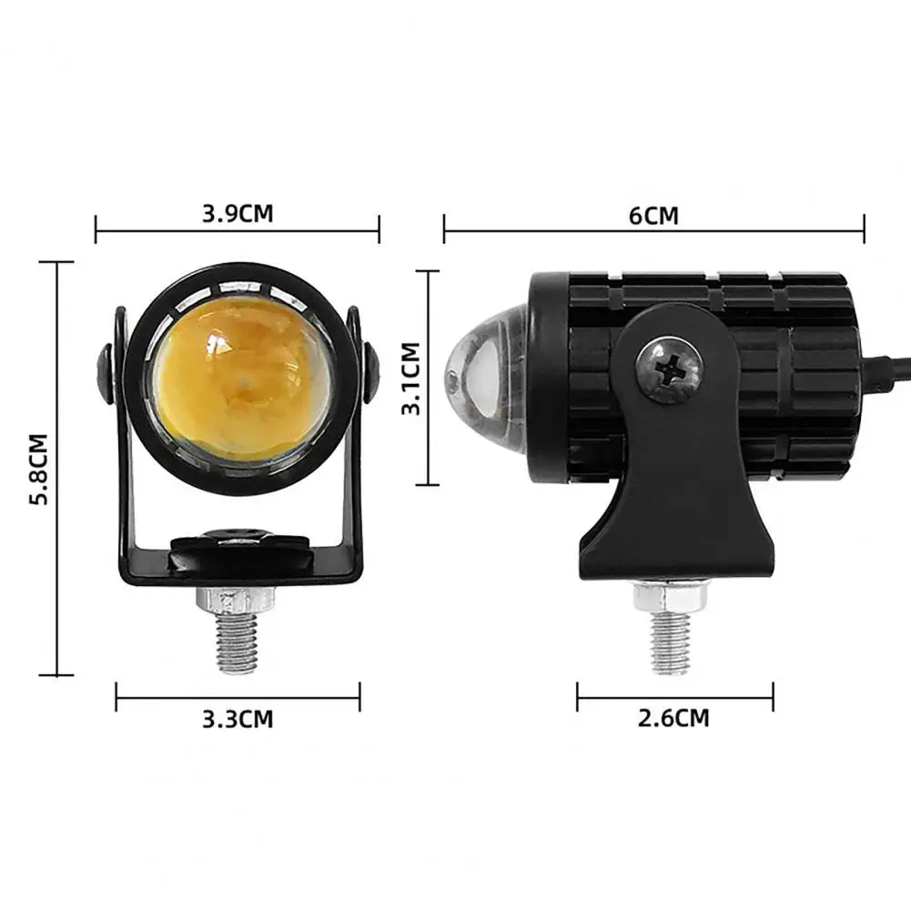 High-Brightness Car Headlamp - Waterproof Motorcycle LED Headlight Lamp Replacement, DIY Fog Light