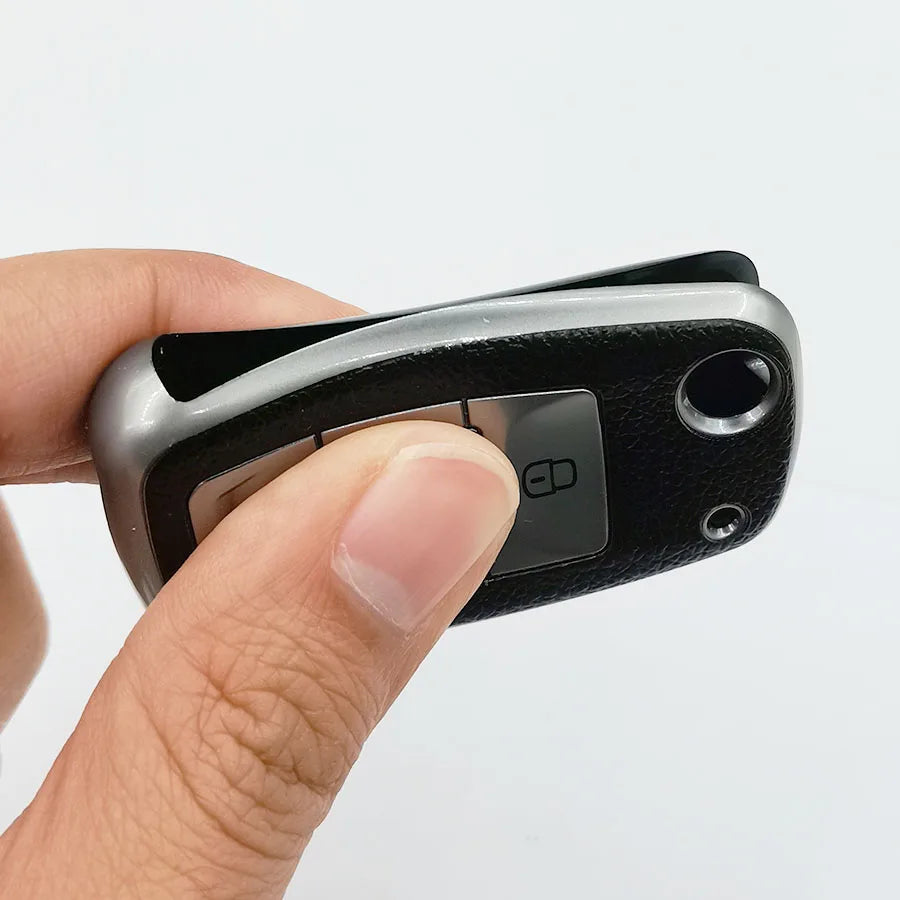 Car Key Case for VW Magotan, Golf, Passat, Touran, Tiguan, Jetta, Skoda Octavia - Compatible with B5 B6 B7 B8 MK6 Models