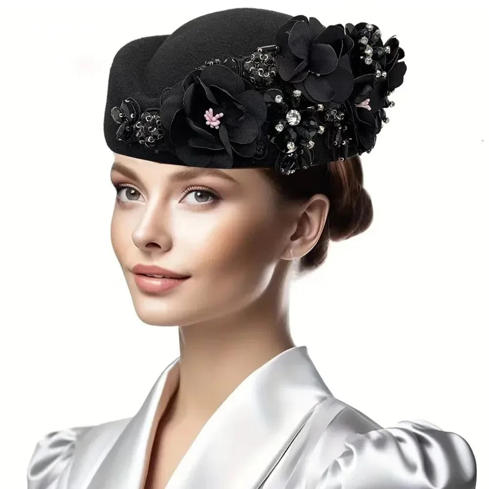 African Turban Headtie Hat - Floral Soft Head Wrap for Women, Church, Party & Casual Wear