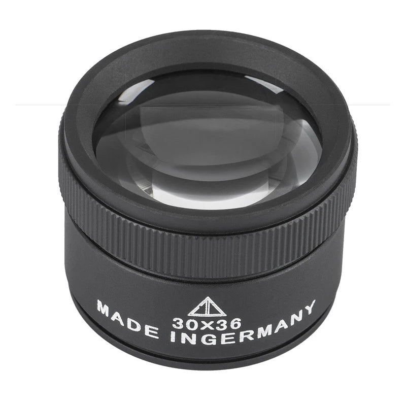 30x Metal Magnifier Loop – Jewelry Identification & Repair Microscope for Circuit Boards & Watches