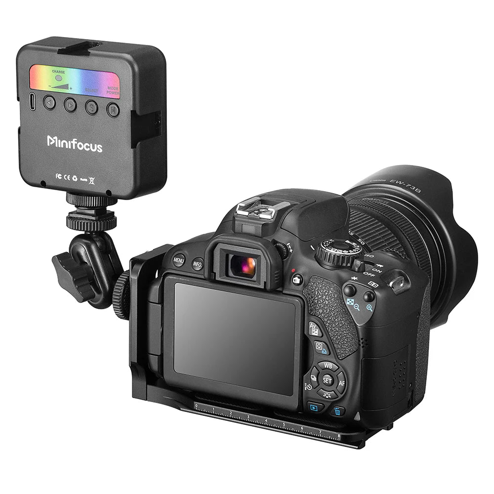 Double Ball Heads Magic Arm with 15mm Ball, 360° Rotation, 1/4'' Screw Extend Mount for GoPro, DSLR, Camera, Monitor, Video Light, Mic, Tripod