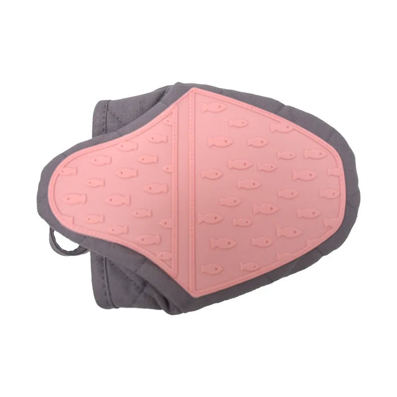 Fish-Shaped Silicone Oven Gloves – Anti-Scald Kitchen Gloves for Trays, Dishes & Multi-Purpose Use
