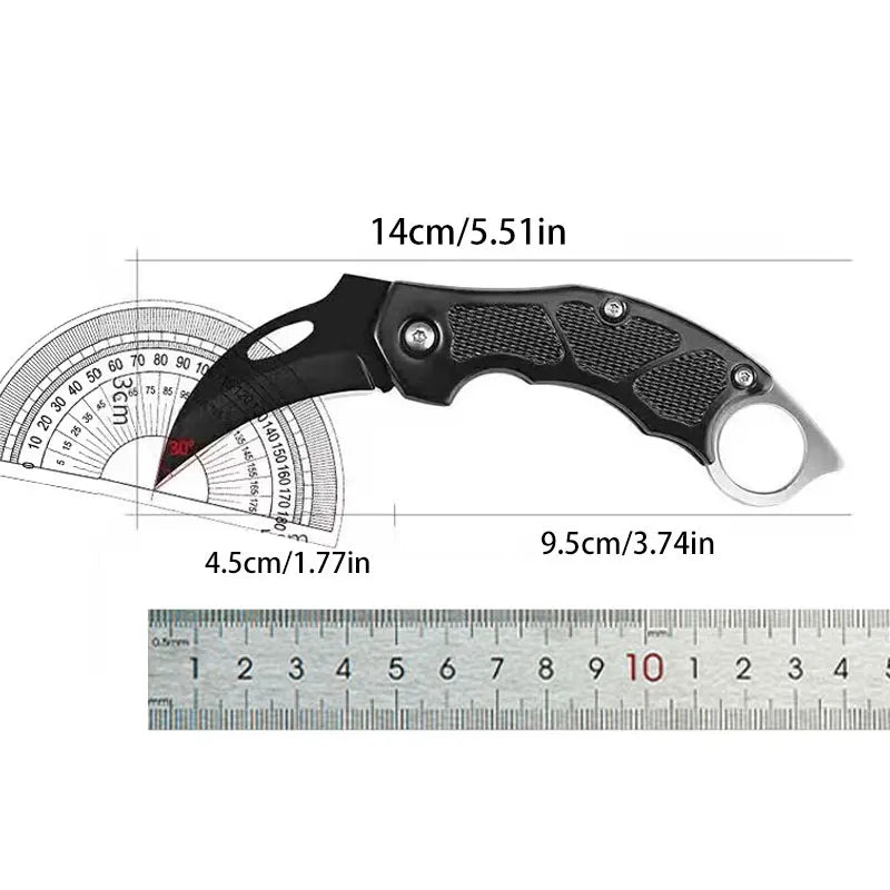 Folding Machete – Small Outdoor Camping & Hunting Pocket EDC Tool, Stainless Steel Folding Knife