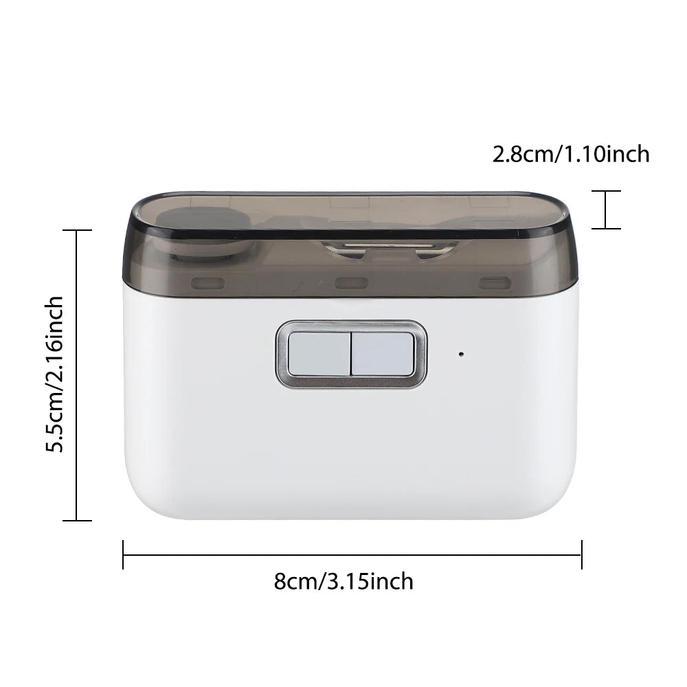 Electric Nail Clipper with LED Light - Automatic Nail Grinder and Polishing Trimmer for Baby and Adult Manicure Care Tools