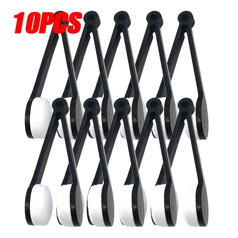 10/5/1pcs Portable Multifunctional Microfiber Glasses Cleaning Brush – Eyeglass & Sunglasses Wiping Tool