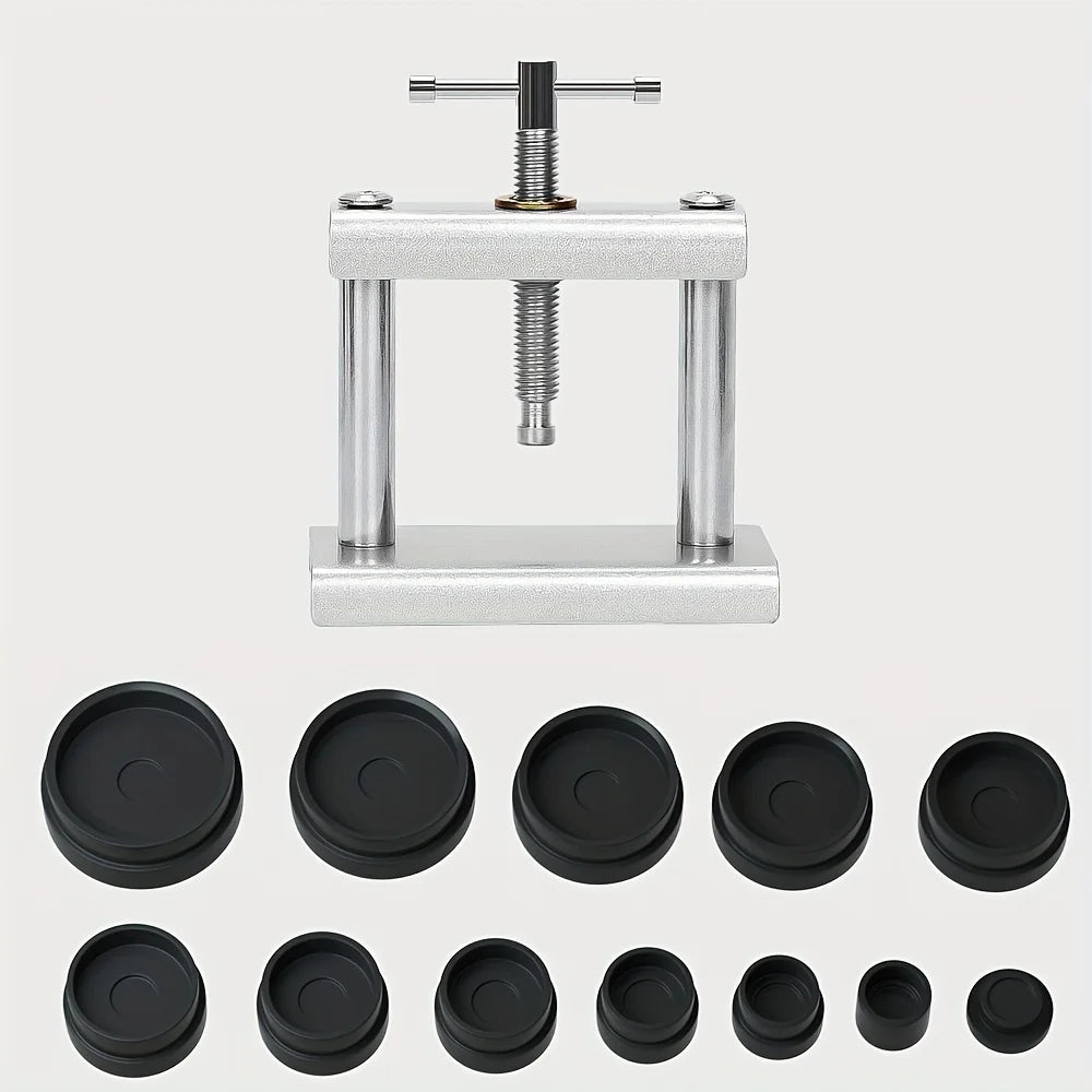 12/18pcs Professional Watch Repair Tool Set – Metal Back Cover Closer Kit for Watchmaker Maintenance