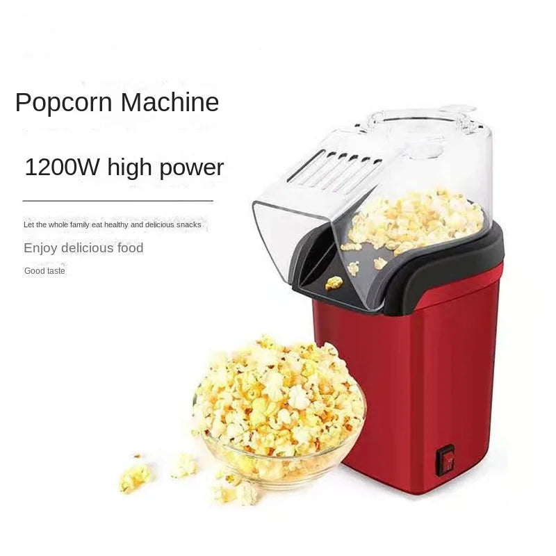 Mini Electric Popcorn Maker: Fully Automatic Household Appliance for Home Kitchen - Easy Popcorn Machine