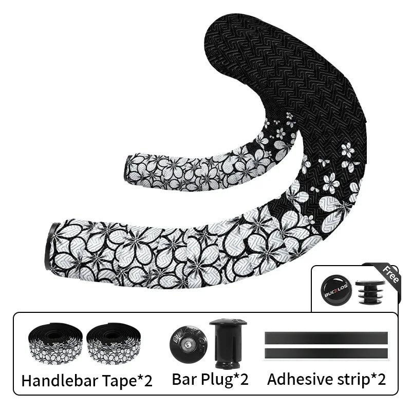 BUCKLOS Road Bike Handlebar Tape – Soft Non-Slip Drop Bar Strap for Gravel, Racing & Speed Bicycles
